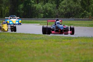 Dave Schaal's Formula Enterprises, Tony Foster's Swift DB-6/Honda Formula F and Jose Borrero's P2 Radical SR3