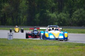 Jose Borrero's P2 Radical SR3, Dave Schaal's Formula Enterprises and Tony Foster's Swift DB-6/Honda Formula F