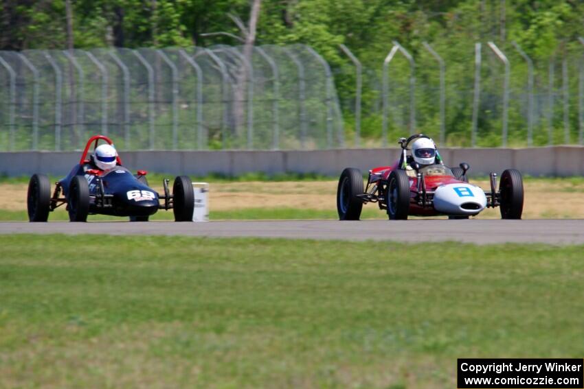 Jim Gaffney's RCA Formula Vee and Jon Belanger's Autodynamics Mk. V Formula Vee