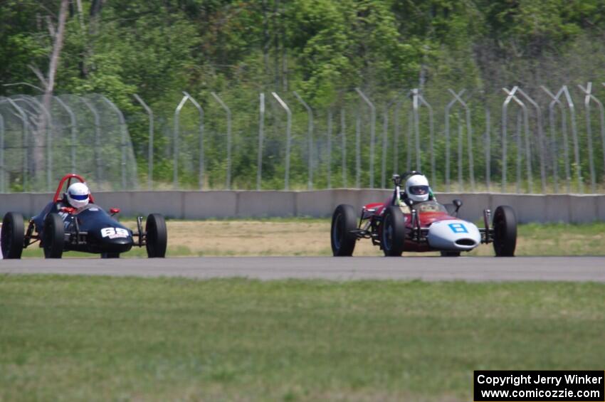 Jim Gaffney's RCA Formula Vee and Jon Belanger's Autodynamics Mk. V Formula Vee