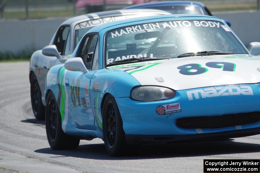 Jamey Randall's and Chris Craft's Spec Miata Mazda Miatas