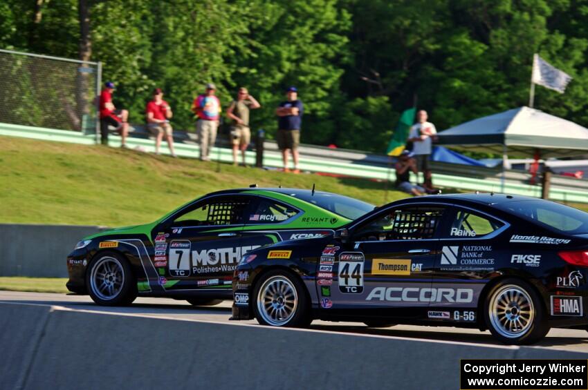 Jason Fichter's and Andrew Rains' Honda Accord V6 Coupes