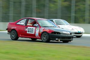 Fujin Racing Honda Civic passes Gensoku Mazda Miata