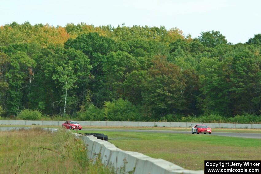 Braunschweig Chevy Corvette and In the Red 1 BMW M3