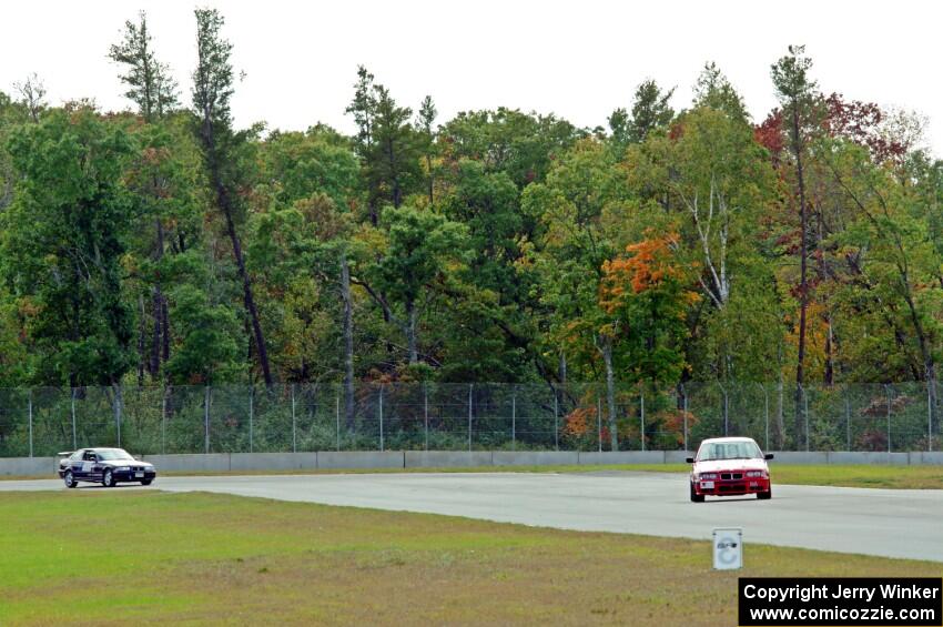 Ambitious But Rubbish Racing BMW 325 and Gopher Broke Racing BMW M3