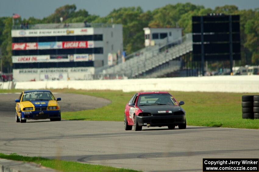 Fujin Racing Honda Civic and In the Red 2 BMW 325is