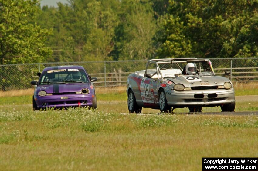 NNM Motorsports Dodge Neon and Plum Crazy Plymouth Neon