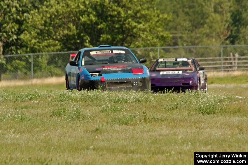 Sons of Irony Motorsports Nissan 240SX and Just in Time Toyota MR2