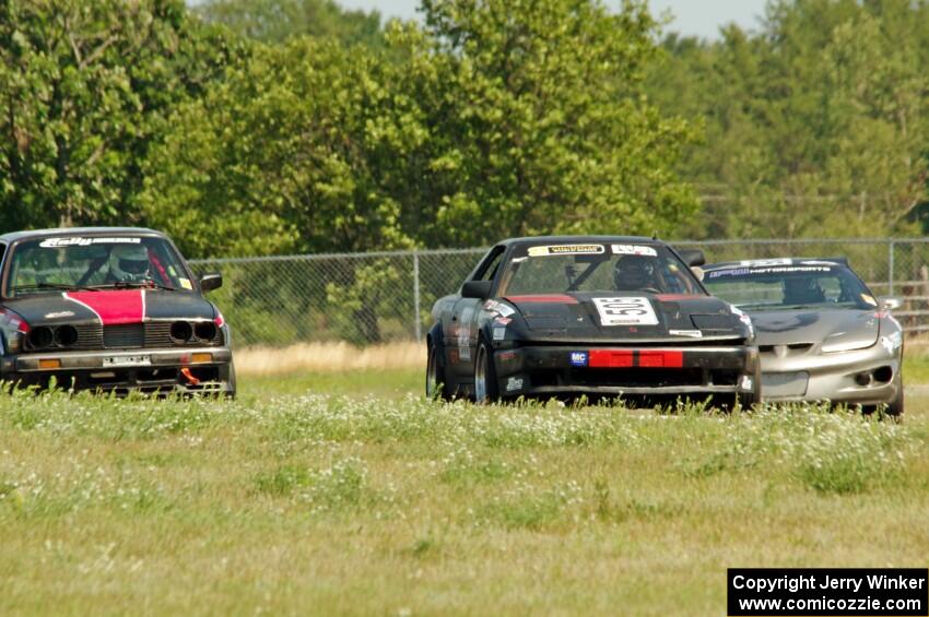 Lunatic Fringe Toyota Supra, Locked Out Racing BMW 325is and IFW Motorsport Pontiac Firebird