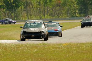 Gangsters of Love Dodge Neon and Sons of Irony Motorsports Nissan 240SX