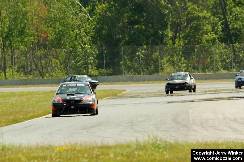 8 Ball Racing Honda Civic and Gangsters of Love Dodge Neon