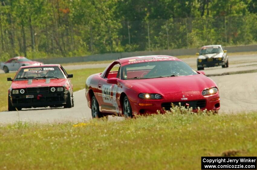 Blue Bayou Chevy Camaro and Dead Pedal Racing Maserati Biturbo