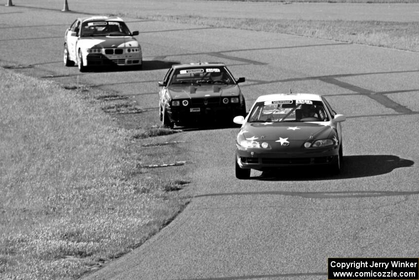 Nine Four Motorsports Lexus SC300, Dead Pedal Racing Maserati Biturbo and Dirty Side Down Racing BMW 325i