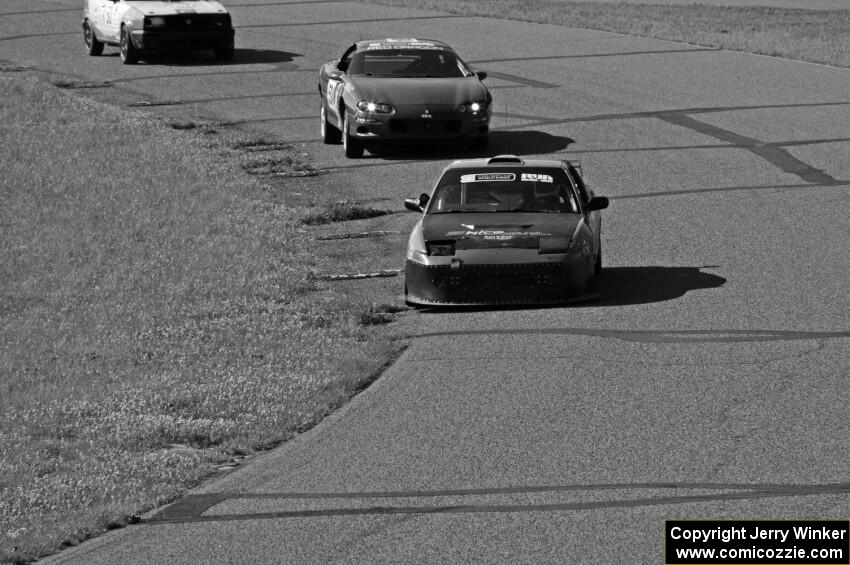 Sons of Irony Motorsports Nissan 240SX, Blue Bayou Chevy Camaro and Team Kaput VW Golf