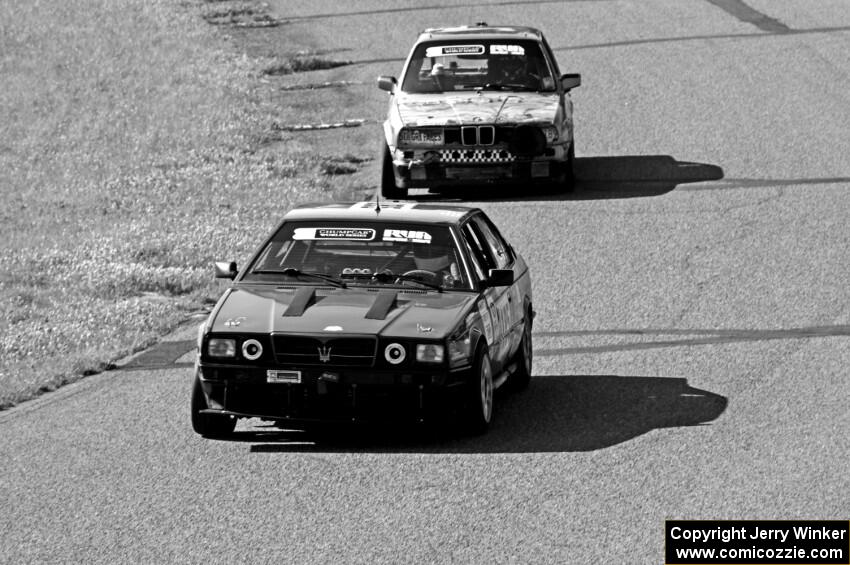 Dead Pedal Racing Maserati Biturbo and Chump Faces BMW 325is