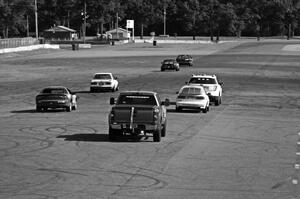 Fart-Hinder Racing SAAB 9-3S in taken off the track.