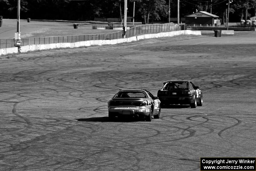 Lunatic Fringe Toyota Supra and IFW Motorsport Pontiac Firebird