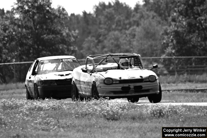 NNM Motorsports Dodge Neon and rbankracing.com SAAB 9-3