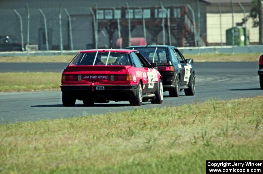 Ellis Racing VW Scirocco and Dead Pedal Racing Maserati Biturbo