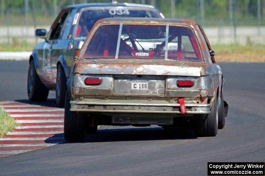 Chump Faces BMW 325is and Crank Yankers Racing BMW 325i