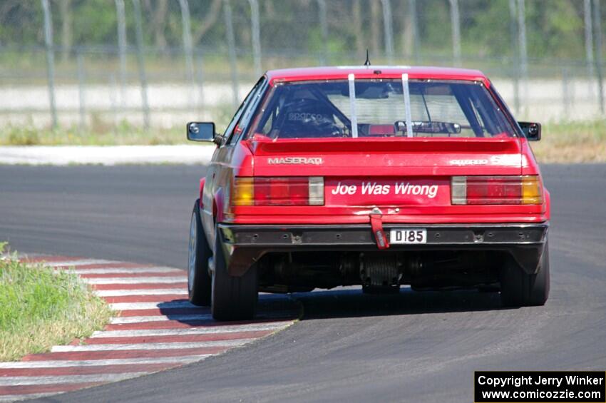 Dead Pedal Racing Maserati Biturbo