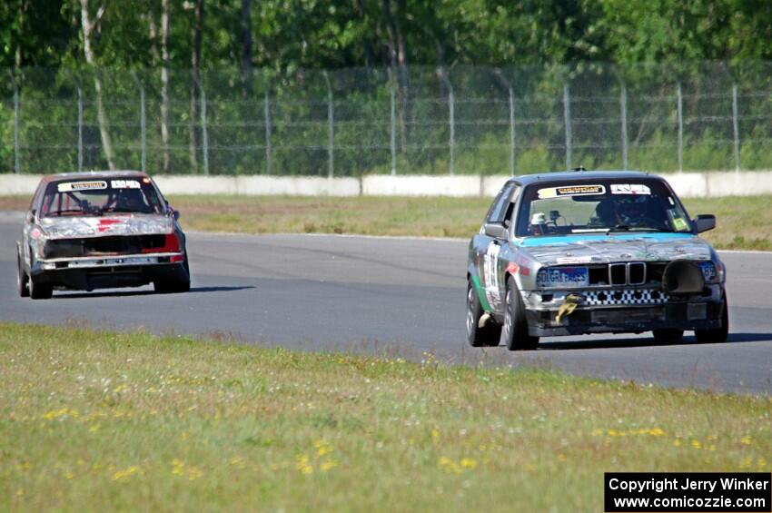 Chump Faces BMW 325is and Crank Yankers Racing BMW 325i