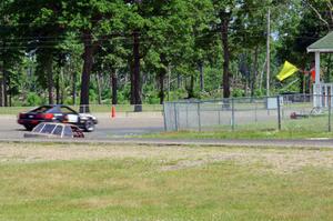 Crank Yankers Racing BMW 325i stalls at turn 10.