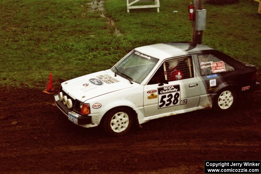 Jim Buchwitz / C.O. Rudstrom Ford Escort on SS7 (Speedway Shenanigans).