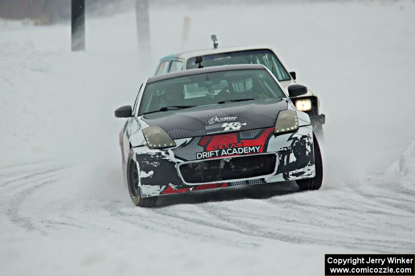 Josh Robinson's Nissan 350Z and Brad Johnson's VW Rabbit