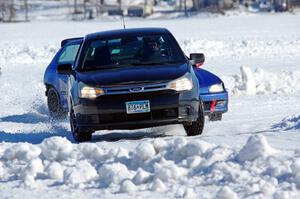 Russ Lupinek's Ford Focus and Frank Giegler / Mark Utecht Honda Civic