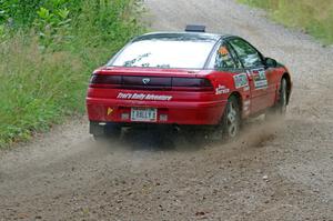 Tret West / Brandon Reinhardt Eagle Talon at a sharp left on SS3, Steamboat I.