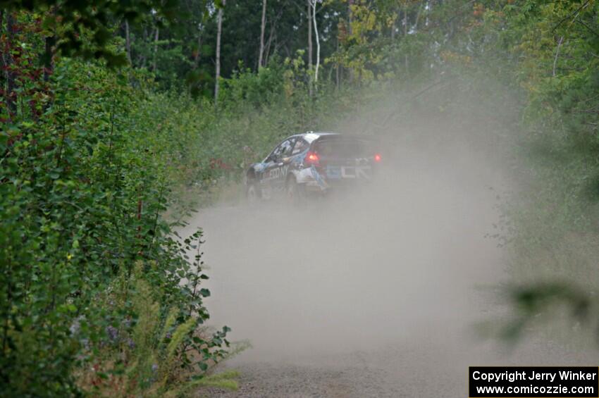 Barry McKenna / Leon Jordan Ford Fiesta on SS6, Steamboat II.