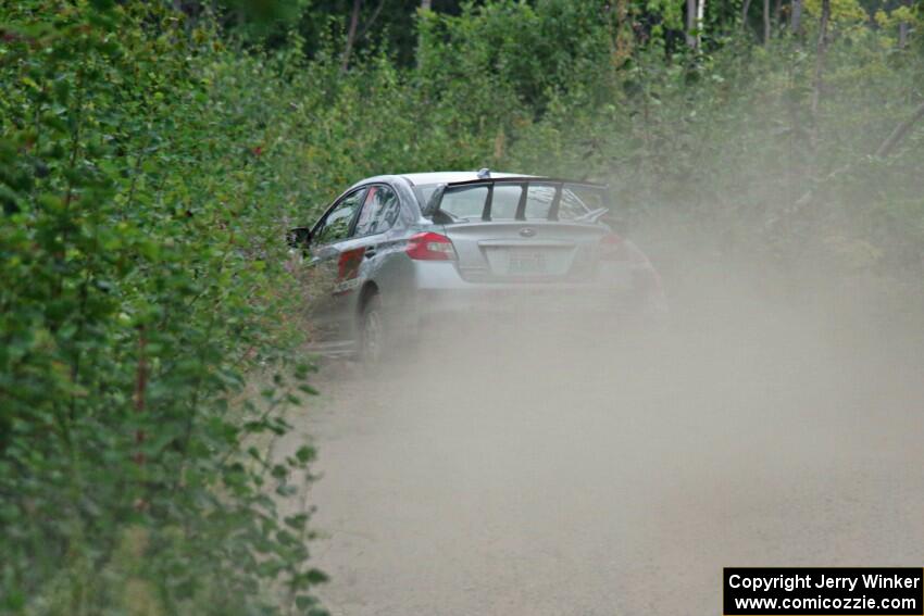 Travis Nease / Krista Skucas Subaru WRX STi  on SS6, Steamboat II.