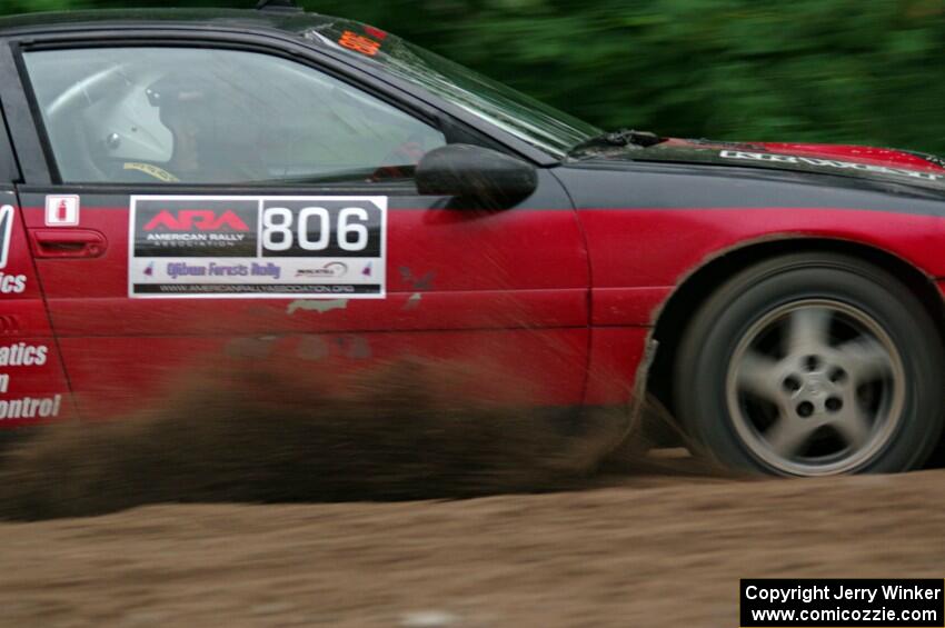 Tret West / Brandon Reinhardt Eagle Talon at a sharp left on SS6, Steamboat II.