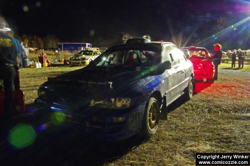 Nate Ellis / Elliott Sherwood Subaru Impreza 2.5RS at Sidnaw service.