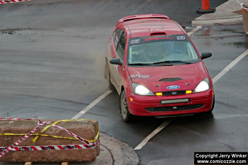 Erik Hill / Matt Solka Ford Focus on SS15 (Lakeshore Drive).