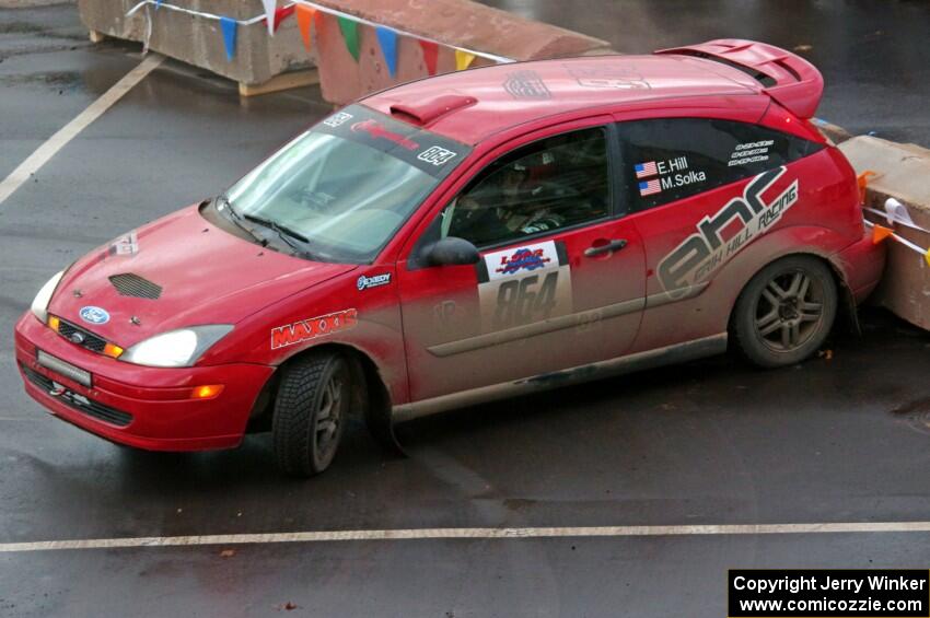 Erik Hill / Matt Solka Ford Focus on SS15 (Lakeshore Drive).