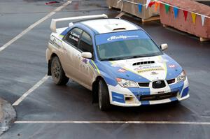 Steve LaRoza / Alison LaRoza Subaru WRX STi on SS15 (Lakeshore Drive).