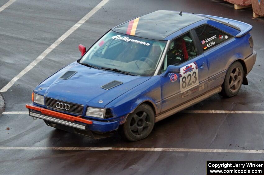 Paul Johansen / Susi Little Audi 90 Coupe Quattro on SS15 (Lakeshore Drive).