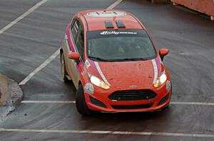 Keanna Erickson-Chang / Alex Gelsomino Ford Fiesta on SS15 (Lakeshore Drive).