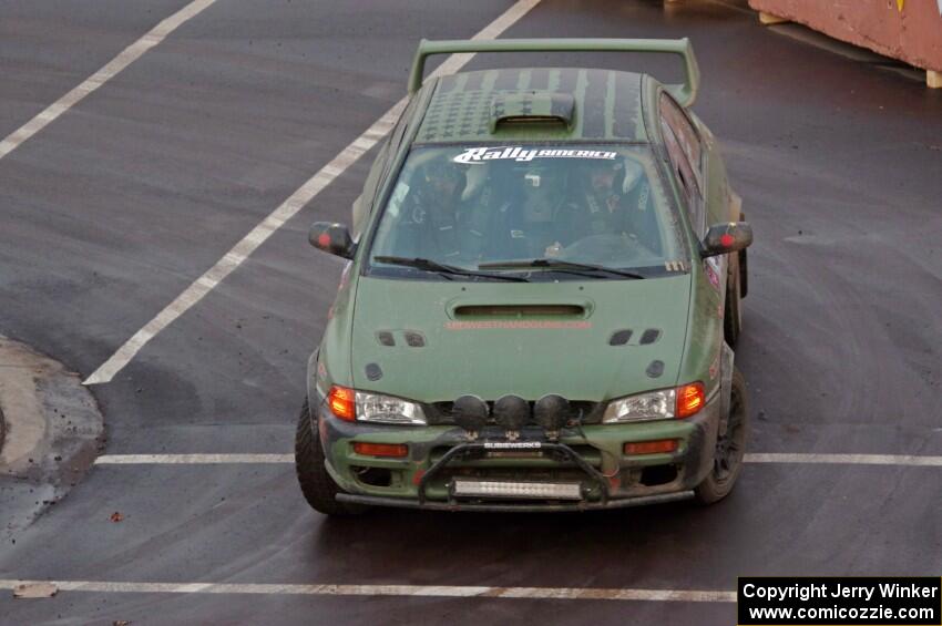 Geoff Weide / Derric Throne Subaru Impreza on SS15 (Lakeshore Drive).