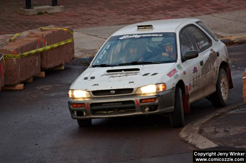 Jacob Bryant / Derek VandenBroek Subaru Impreza Outback on SS15 (Lakeshore Drive).