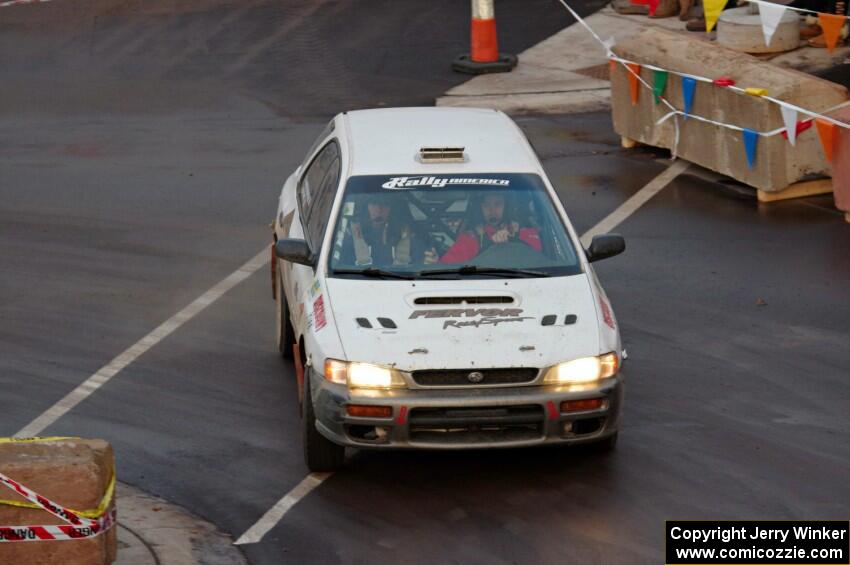 Jacob Bryant / Derek VandenBroek Subaru Impreza Outback on SS15 (Lakeshore Drive).