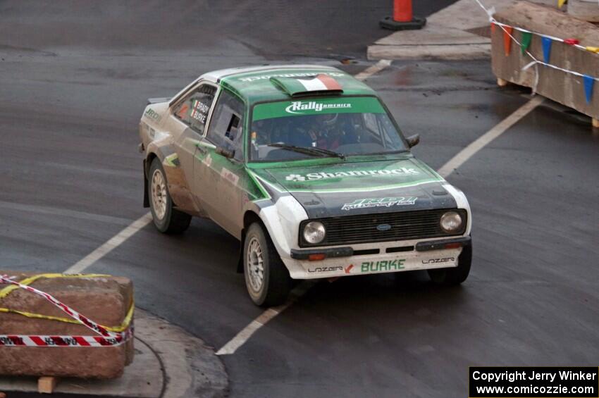 Seamus Burke / Martin Brady Ford Escort Mk. II on SS15 (Lakeshore Drive).