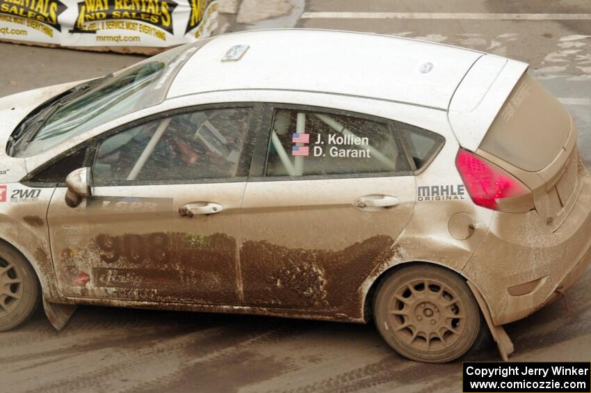 Justin Kollien / Daniel Garant Ford Fiesta R1 on SS15 (Lakeshore Drive).