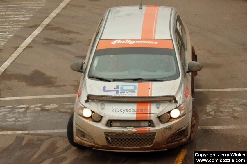 Doug Gekiere / Matt Hoffman Chevy Sonic on SS15 (Lakeshore Drive).