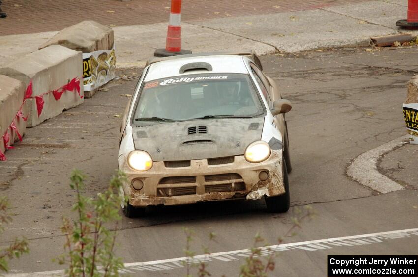 Matt Coatsworth / Ben Anderson Dodge SRT-4 on SS15 (Lakeshore Drive).