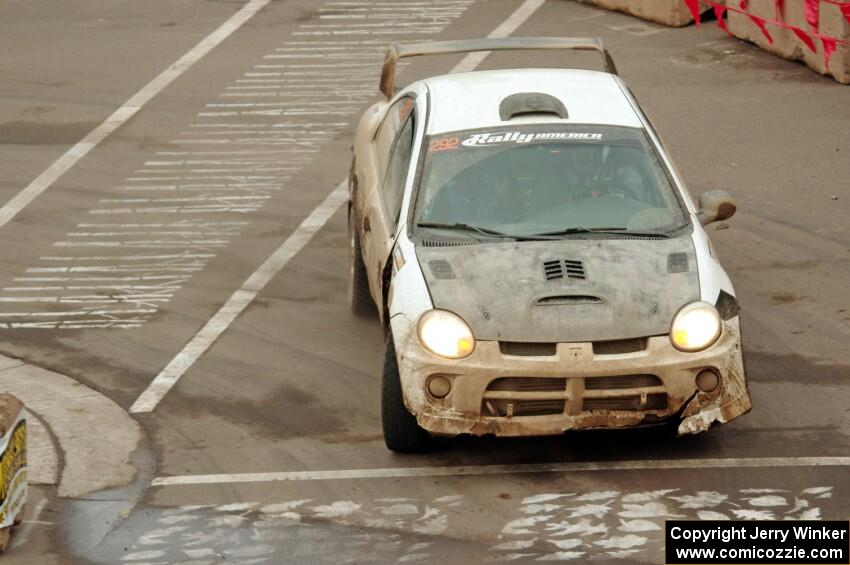 Matt Coatsworth / Ben Anderson Dodge SRT-4 on SS15 (Lakeshore Drive).