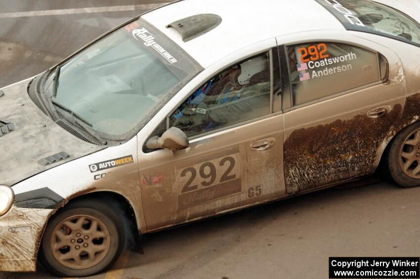 Matt Coatsworth / Ben Anderson Dodge SRT-4 on SS15 (Lakeshore Drive).