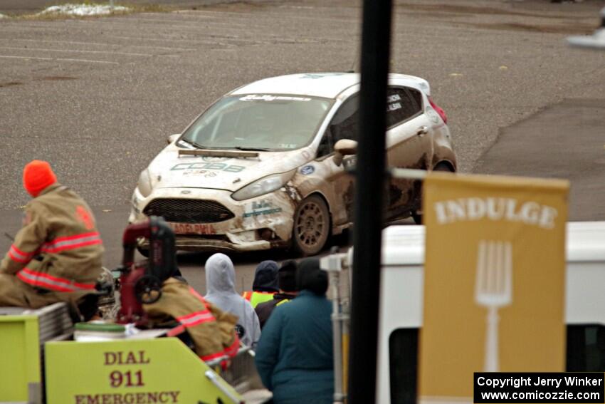 John Concha / Santiago Alban Ford Fiesta ST get lost on SS15 (Lakeshore Drive).